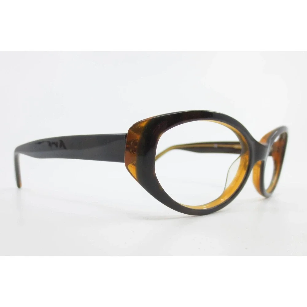 Kate Spade JRTF GN Tortoise Amber Oval Cat Eye Eyeglasses Frames 55-17-135 Brown